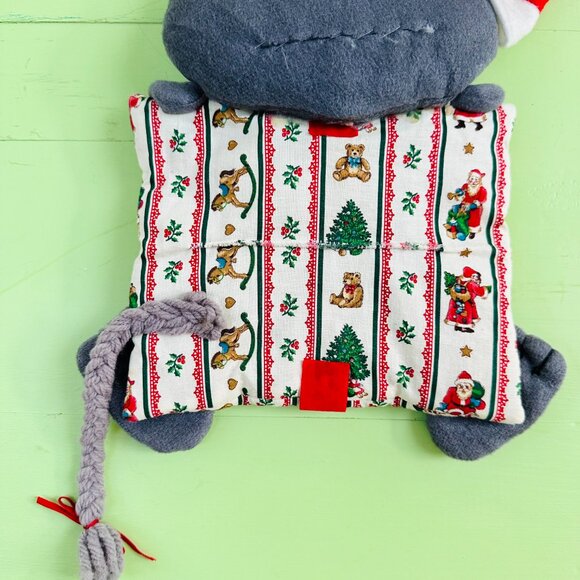 Vintage Large Xmas Mouse Wall Decor Christmas Front Door Sign Vintage Christmas - Picture 9 of 9